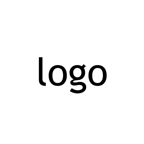 Logo text in white background